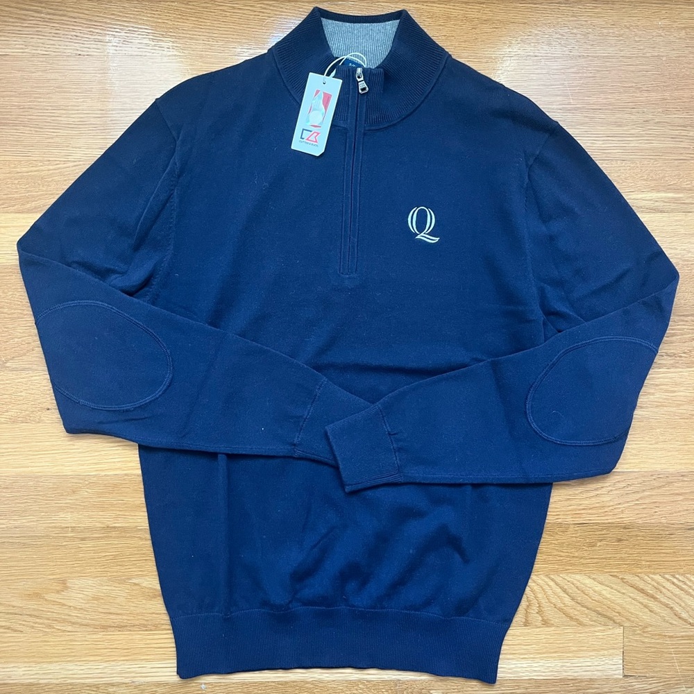 Quinnipiac Quarter-Zip Sweater